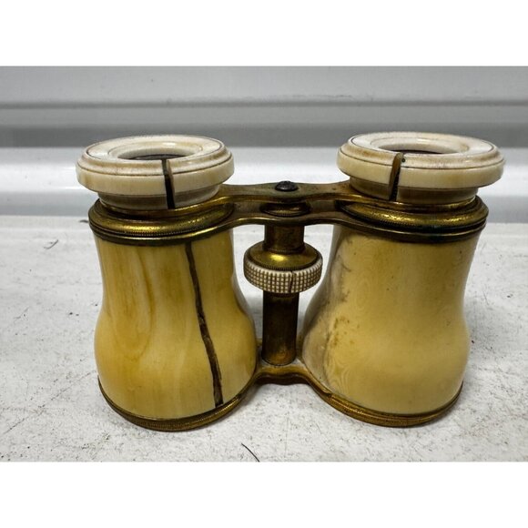 Antique Theater Opera Glasses Binoculars With Carrying Case - Picture 7 of 16